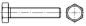 Preview: Sechskantschraube(n) M 8 x  60, Kl.  8.8 DIN 933 (ISO 4017), blank - schwarz